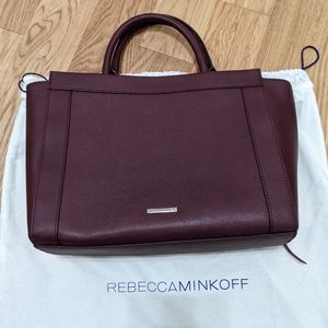 EUC Rebecca Minkoff purse burgundy maroon deep